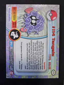 2000 Topps Pokemon TV #114 Tangela Silver Foil FREE - Image 3