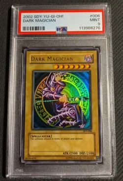 Yugioh Dark Magicians SDY-006 Ultra Rare PSA 9 Mint 1.5! - Image 1