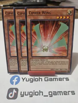 Yu-Gi-Oh Cipher Wing X3 DPDG 1st Edition Common Light Played - Image 1