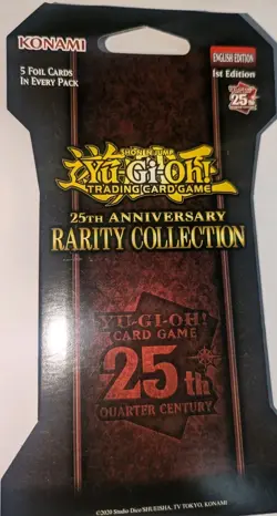Yugioh 25th Anniversary Rarity Collection Booster Blister Pack 1st Edition Eng - Image 1