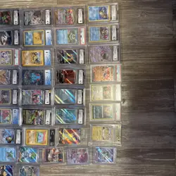 78 slab and 18 Singles Lot of Pokemon TCG Trading Cards - Image 2