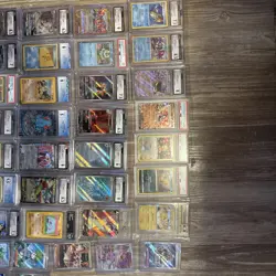 78 slab and 18 Singles Lot of Pokemon TCG Trading Cards - Image 3