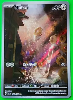 Meltan 179/162 Illustration Rare Temporal Forces Pokemon TCG Card NM - Image 1