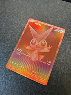 Victini 172/086 White Flare TCG Pokemon Card English mint condition. - Image 4