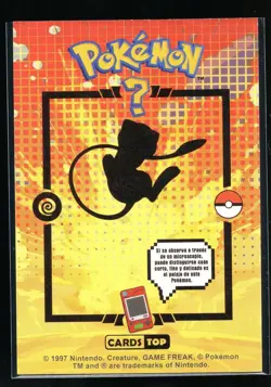 MEW #151 - Card Tops Pokedex Database - Pokemon *GOLD HOLO FOIL DESIGN* - Image 2