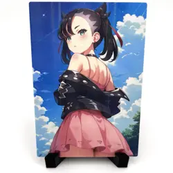 PokeGirl Marnie Sexy Hot Anime Waifu Girl Doujin Lewd Goddess Story ACG Art Card - Image 1