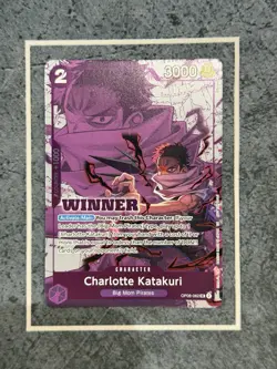 One Piece Card Game - Charlotte Katakuri - Winner Promo Foil (ENG) OP08-062 - Image 1