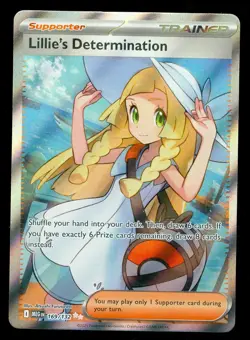 Pokemon LILLIE'S DETERMINATION 169/132 - Mega Evolution - RARE FULL ART - Card B - Image 1