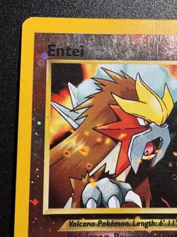 Entei Promo 34 WoTC Black Star Pokemon Card Reverse Holo Foil Rare HP - Image 3