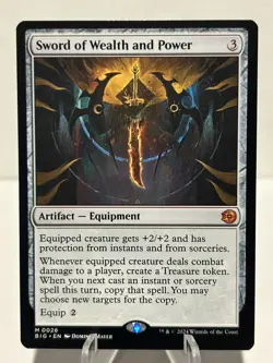 Sword of Wealth and Power 26 M Outlaws of Thunder Junction: The Big Score NM MTG - Image 1