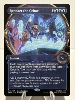 Reenact the Crime (Showcase) 297 R Murders at Karlov Manor NM MTG - Image 1