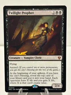 Twilight Prophet 143 M Commander: Murders at Karlov Manor NM MTG - Image 1