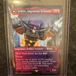 WOTC Universes Beyond: Transf Jetfire, Ingenious Scientist (Shattered Glas NM - Image 1