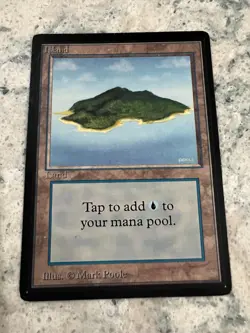 Island - BETA - MTG - Magic the Gathering - LP - Image 1