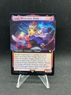 Gogo, Mysterious Mime (Extended Art) #153 (NM) Final Fantasy FIC Magic MTG Foil - Image 1