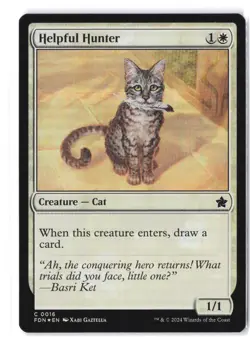 Helpful Hunter #16 Foundations NM Foil - Image 1