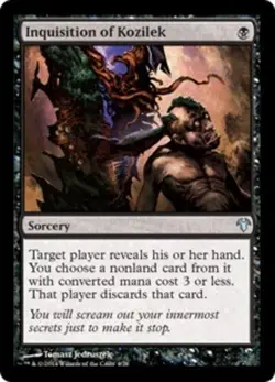 1x Inquisition of Kozilek Light Play, English Modern Event Decks MTG Magic - Image 1