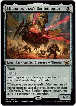 MTG The Brothers' War Liberator, Urza's Battlethopter (Rare) - Image 1