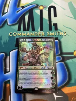 1x Garruk, Caller of Beasts FOIL x 1 Secret Lair MTG NM Near Mint Left Handed - Image 1