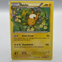 Pokemon TCG Generations Radiant - Raichu RC9/RC32 - Uncommon English NM/LP - Image 1