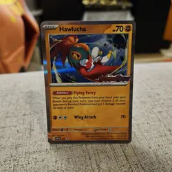 Hawlucha Pokemon TCG Scarlet & Violet Stamped Black Star Promo Card #007 - Image 1