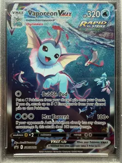 Pokemon Vaporeon VMAX SWSH182 SWSH: Sword & Shield Promo Holo PSA 9 - Image 2