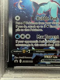 Pokemon Vaporeon VMAX SWSH182 SWSH: Sword & Shield Promo Holo PSA 9 - Image 5