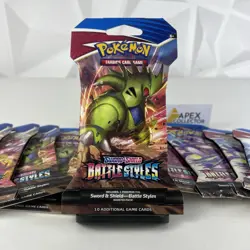 Pokemon TCG Sword & Shield Battle Styles Sleeved Booster Pack (Random Pack Art) - Image 1