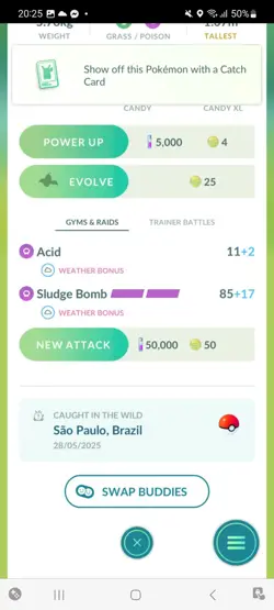 Pokemon Go Shiny Bellsprout ( XXL ) - Image 2