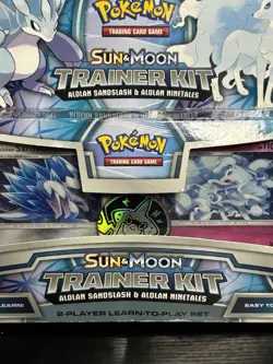 Pokemon TCG Sun & Moon Trainer Kit - Alolan Sandslash - Ninetales New Sealed E1 - Image 3