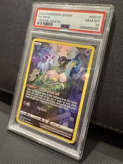 Pokemon Mew TCG Galarian Gallery 2023 SWSH Crown Zenith #GG10 PSA 10! - Image 2