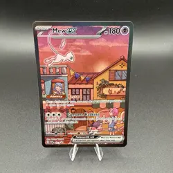 Pokemon TCG Mew EX 053 Holo Black Star Promo Scarlet & Violet 151 UPC NM - Image 1