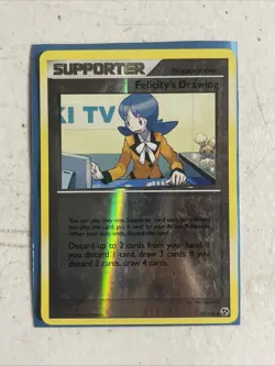 Felicity's Drawing 98/106 Great Encounters Reverse Holo Pokemon TCG - Image 1