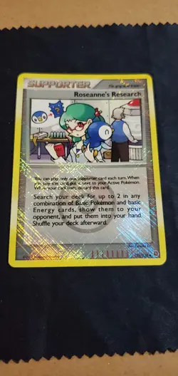 POKEMON Roseanne's Research 125/132 Secret Wonders Reverse Holo 2007 - Image 1