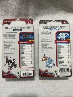 2 Pokemon TCG: Destruction Fang, Luminous Frost Theme Deck - Factory Sealed - Image 4