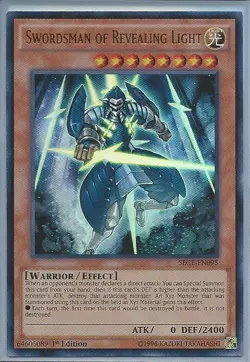 Yugioh 3x Swordsman Of Revealing Light x3 - SECE-EN095 Ultra Rare 1st ED - NM - Image 1
