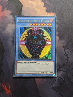 YuGiOh Magician of Black Chaos Ultra Rare YGLD-ENC01 1st Edition LP/MP - Image 1
