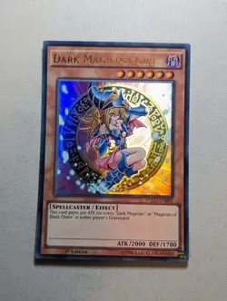 YuGiOh Dark Magician Girl Ultra Rare YGLD-ENB03 1st Ed - VLP - Image 1
