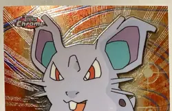NIDORAN #29, Series 1 - 2000, Topps TV Animation Edition Chrome Pokemon Card - Image 4
