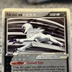 Absol ex 92/108 EX Power Keepers Pokemon Card Holo Foil Rare LP - Image 2
