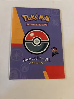 Pokemon Base Set 2 Card List WOTC 2000 - Image 1