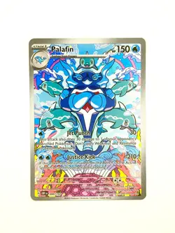 Palafin 200/197 Holo Illustration Rare Pokemon TCG Collect Trading Card - Image 1