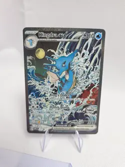NM+ Kingdra ex 131 | Sv: Scarlet & Violet Promo Pokemon Card Great Centering 💥 - Image 1