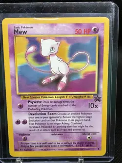 Pokemon Mew TCG 2000 Black Star Promo 8 Regular Vintage LP Card - Image 4