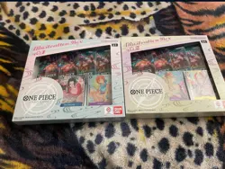 One Piece Trading Card Game: Illustration Boxes Volume 1 & 2 Set Factory Sealed - Image 1