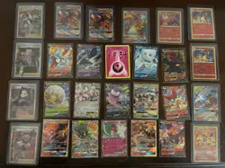 Pokemon TCG Newest Sets Lot of 35 Cards - Pack Fresh. Ultra Rare Guaranteed! - Image 1