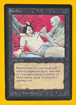 MTG SACRIFICE Beta (OldManMTG 012-145) - Image 1