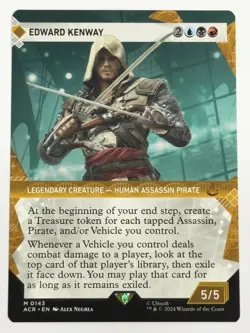 Edward Kenway (Showcase) Universes Beyond: Assassin's Creed 143 NM ACR Magic MTG - Image 1