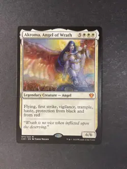 Akroma, Angel of Wrath - Commander 2020 - Magic the Gathering - MTG - Foil - Image 1