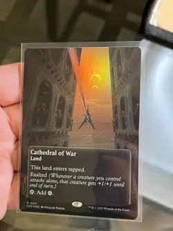 MTG ~ Cathedral of War #51 Borderless FOIL Stellar Sights Edge Of Eternities NM - Image 1